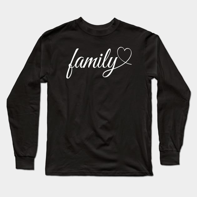 Love My Family Long Sleeve T-Shirt by Lulaggio